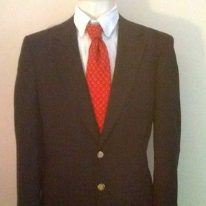 Burberry London Blazer Gold Buttons Mens 40R